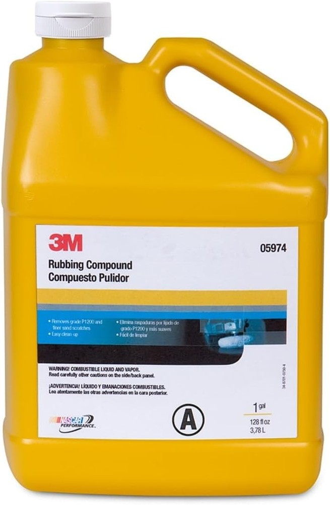 3M 05974 Rubbing Compound - 1 Gallon,Polishing & Rubbing Compounds