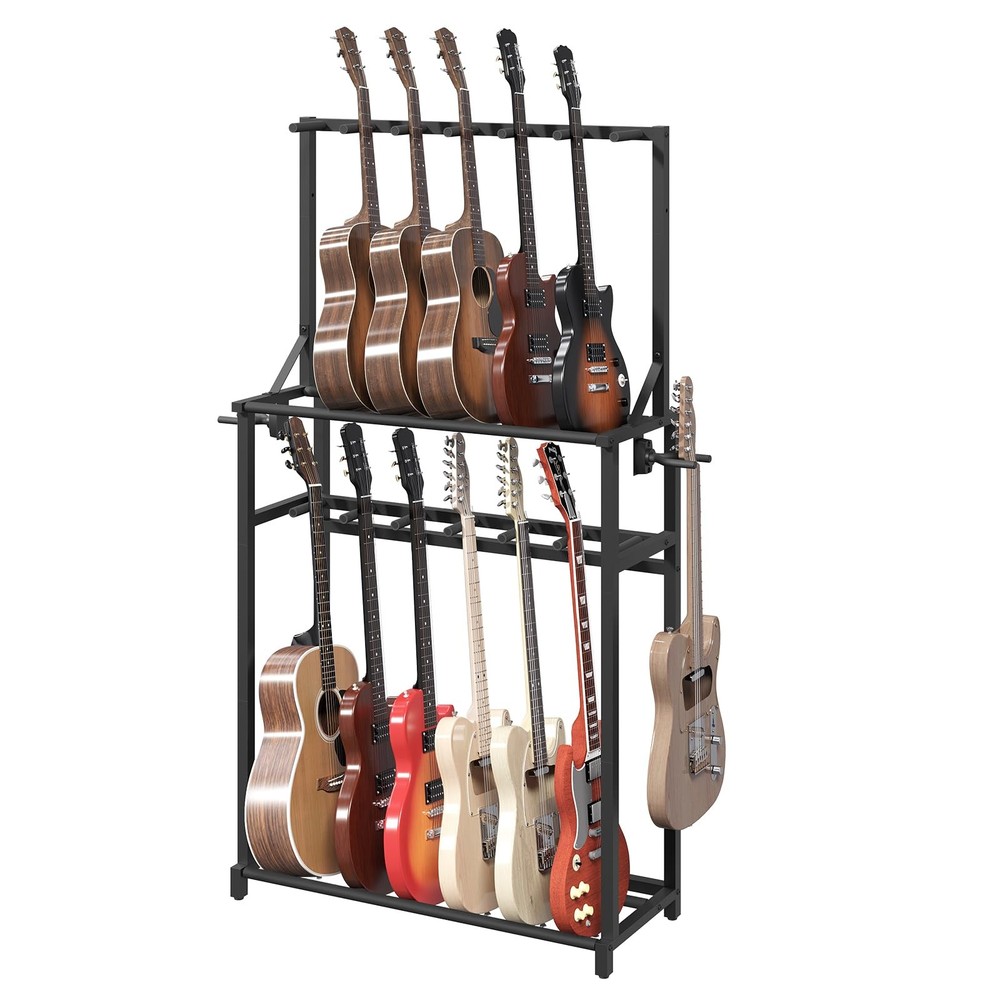 Guitar Stand, Multiple Guitar Rack Holder for Various Instruments, Multi-Inst