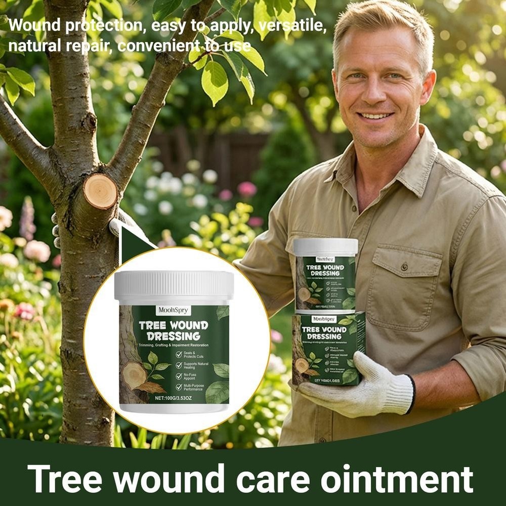Tree Wound CarePaste 100g, Pruning Sealant & Grafting withBrush Protector E3N2