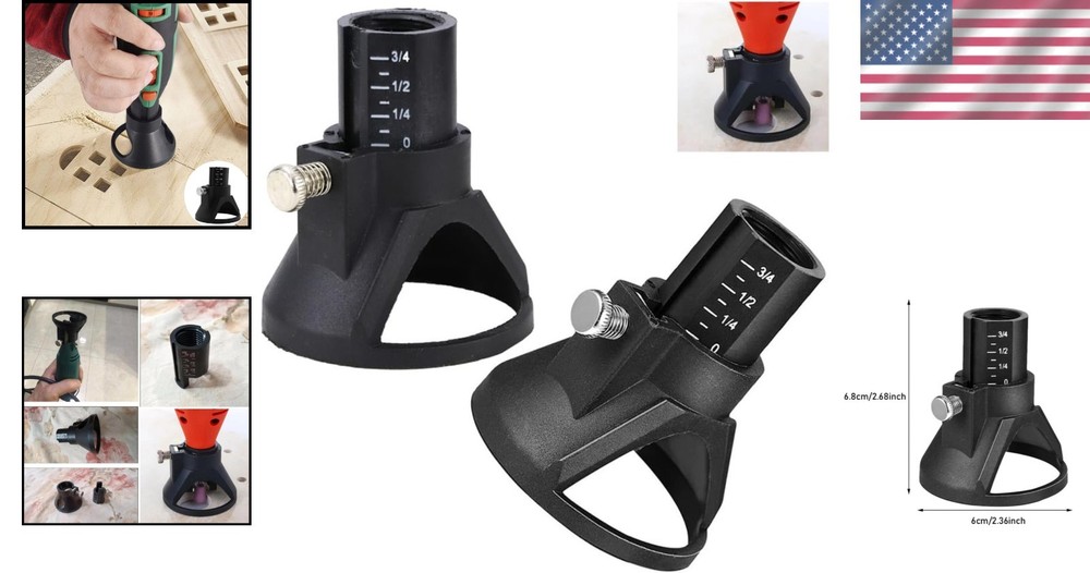2-Pack Practical Rotary Tool Attachment - Enhance Your Woodworking Projects
