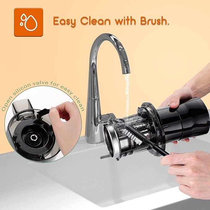 Slow Juicer Machine Masticating Cold Press Juicers Squeezer Vegetable Processor