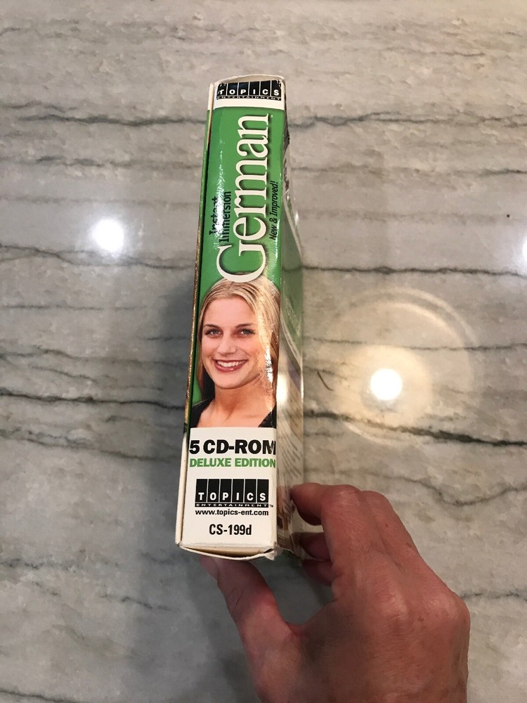 Topics Learn German Deluxe Edition Instant Immersion Euro Method 5 CD Set Green