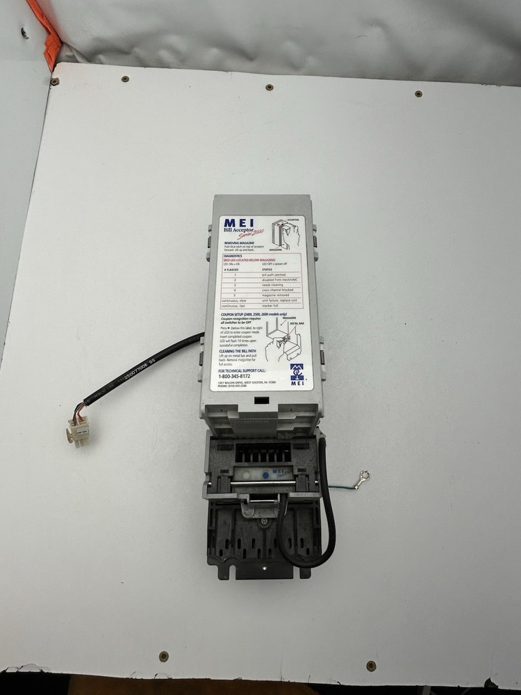 Mars VN 2501 U2 MEI One & Five Dollar Bill Acceptor Validator Changer