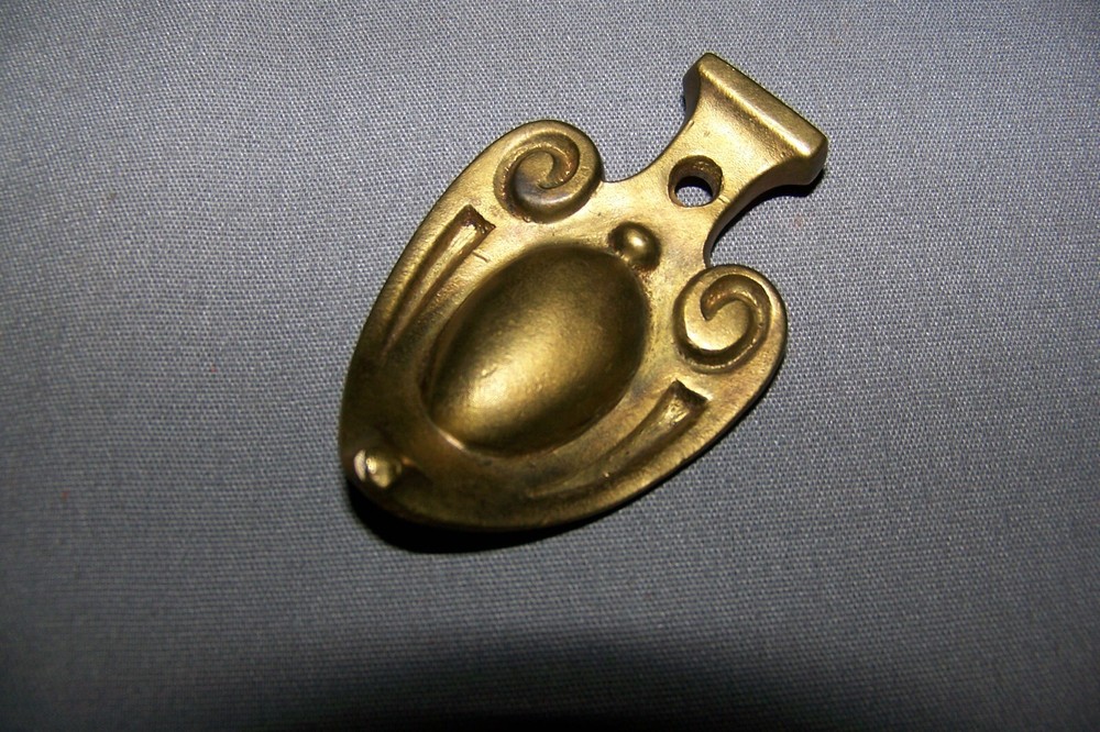 Single, Vintage, Cast Brass, CURVED, Ormolu - SEE INFO