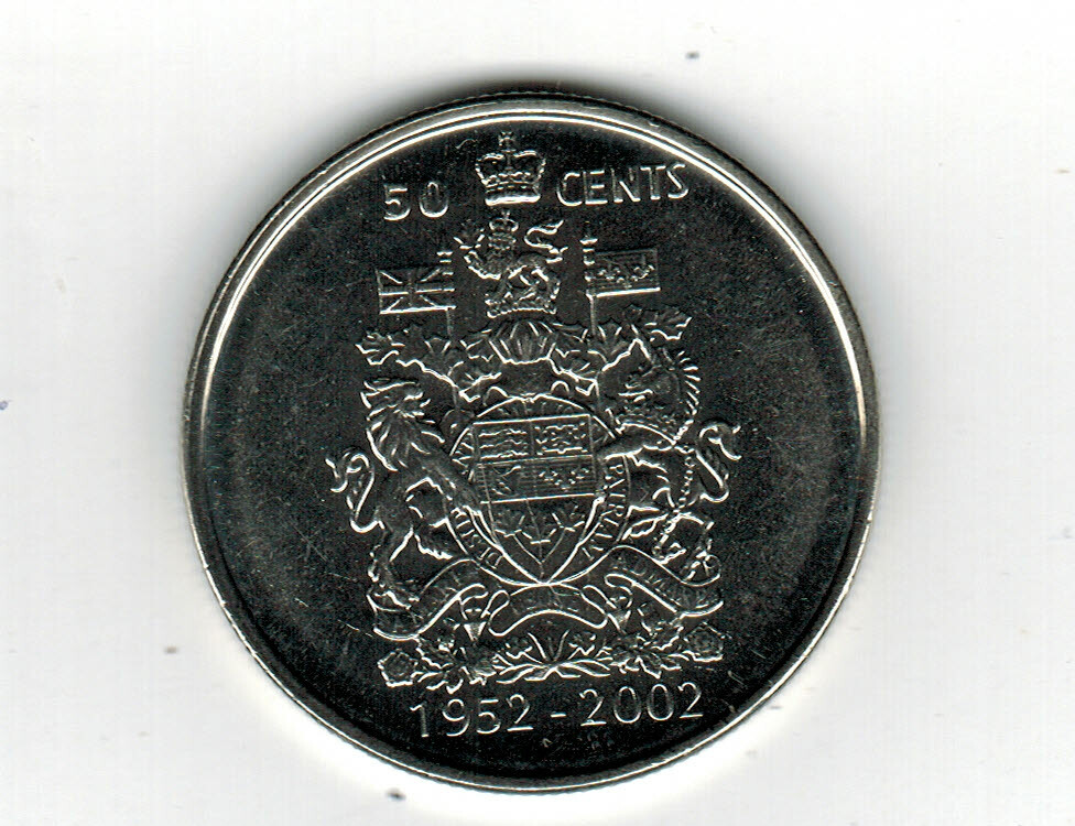 1952-2002 Canadian Jubilee Half Dollar