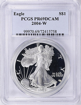 2004 - W - PCGS - PR69DCAM - $1 Eagle[B-9]
