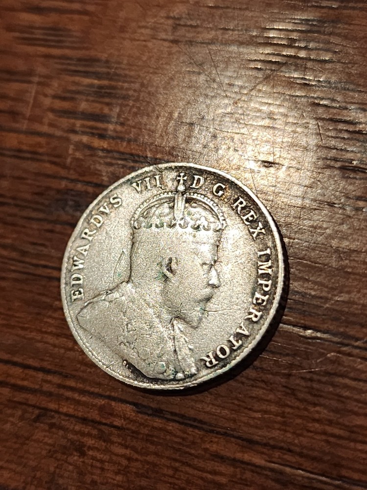 1906 Canada 10 Cents Silver Coin