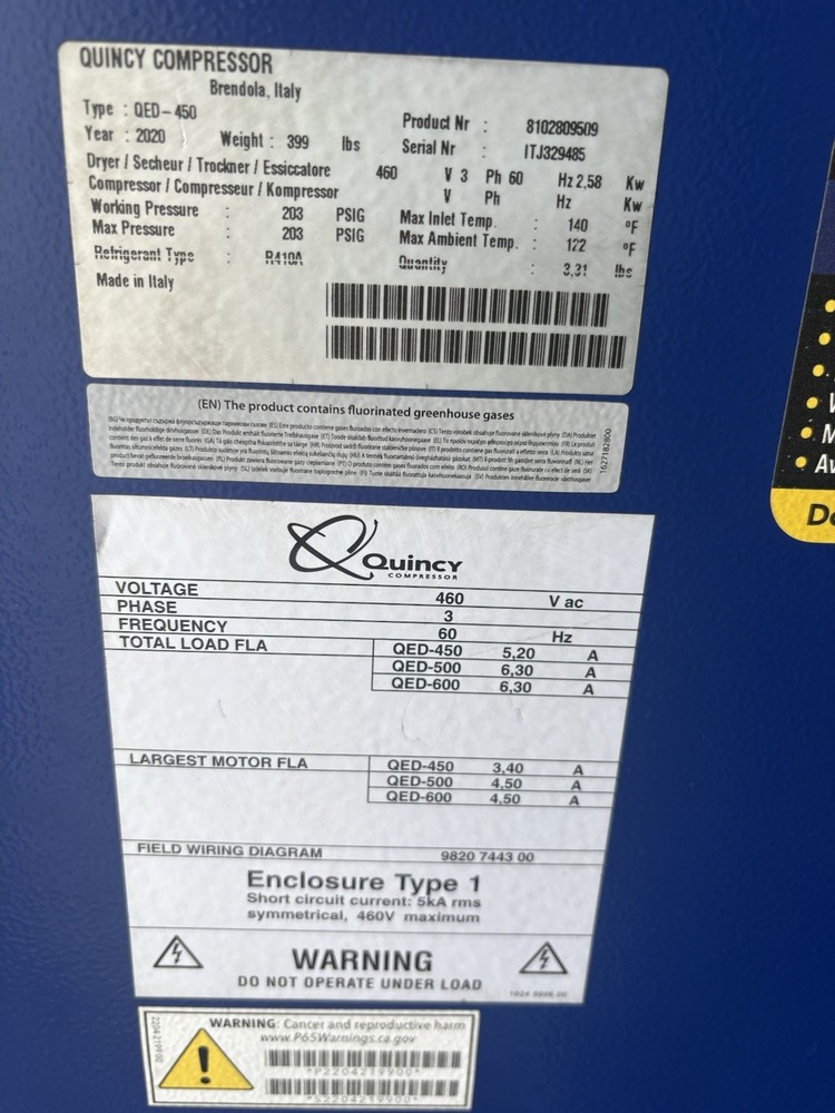 Quincy QED450