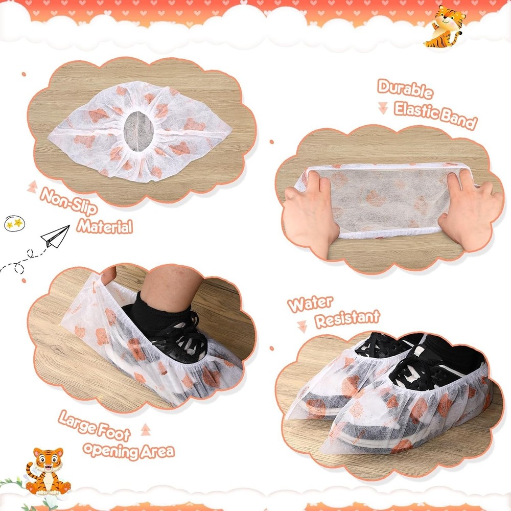 Disposable Shoe Covers, 300 Sets