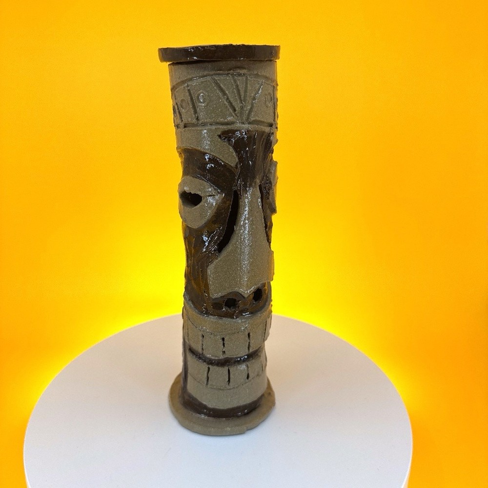 Handmade Ceramic Totem Pole Incense Holder - Artist Crafted