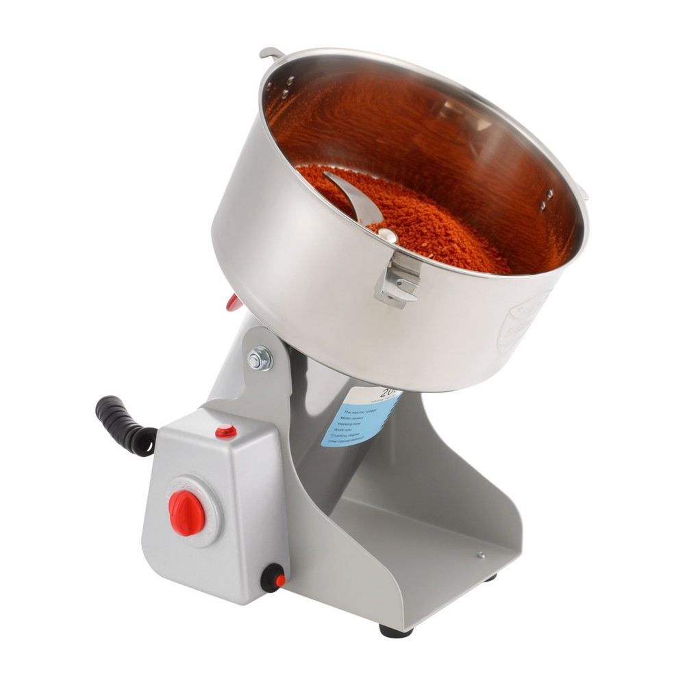 2000g Electric Herb Grinder Grain Crusher Pulverizer Machine Stainless