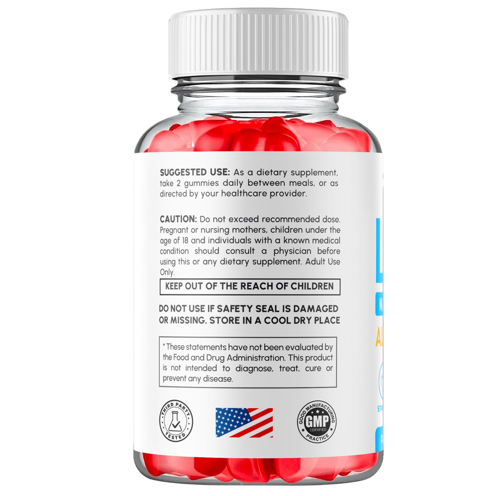 (3 Pack) Libicade Gummys Advanced Male Support Formula Vitamin 180 Gummies
