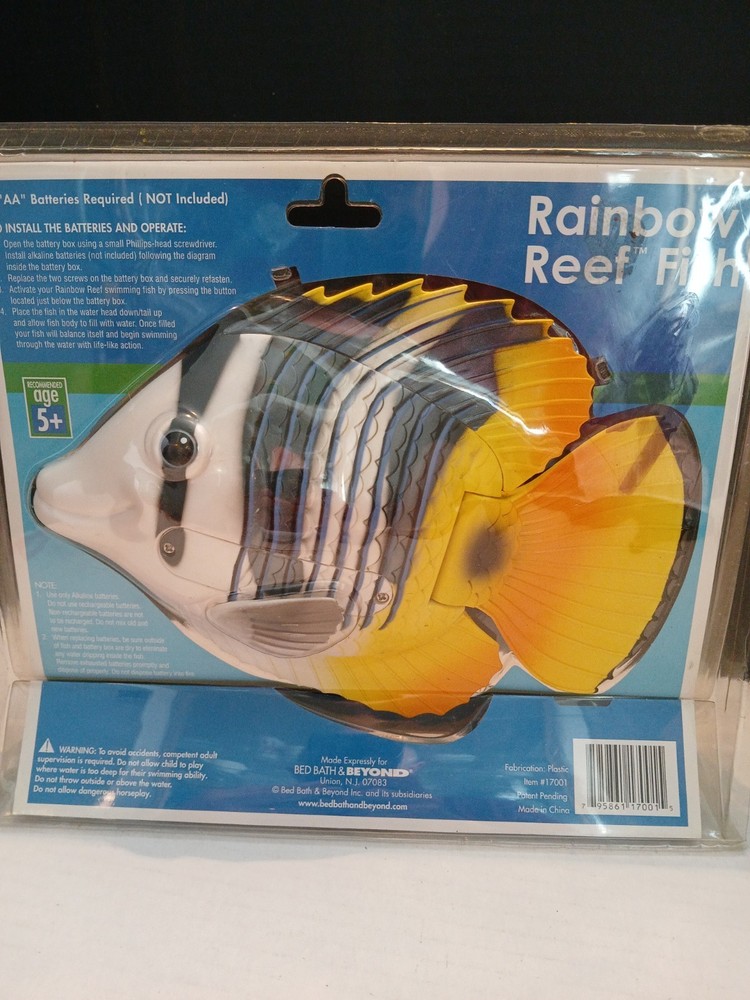 RAINBOW REEF FISH NEW IN PACKAGE.