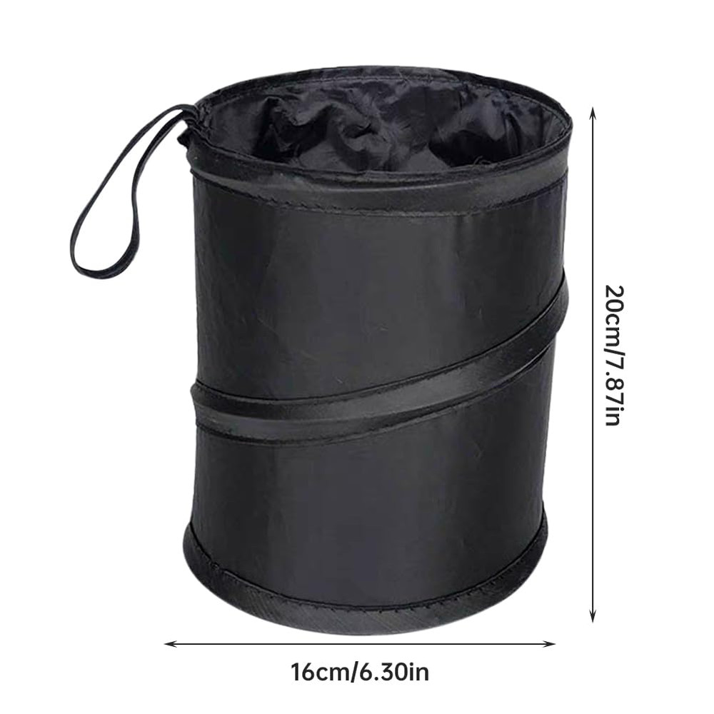 Collapsible Pop-Up Car Trash Can - 2 Pack, Multipurpose Bin for Home & Auto