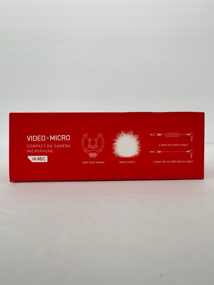 Video•Microphone Compact On Camera Microphone Phone Camera “FREE SHIPPING”