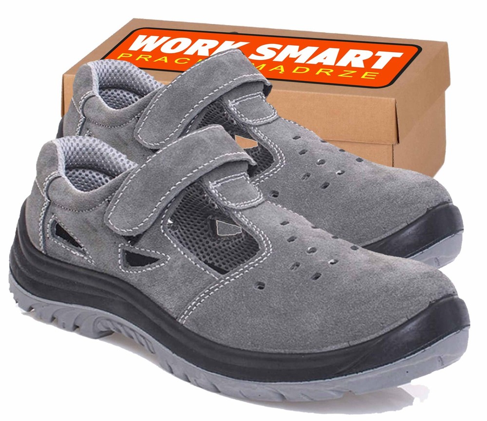SANDALS work shoes with toe cap leather PROTECTIVE BAVARO S1 SRC - 41