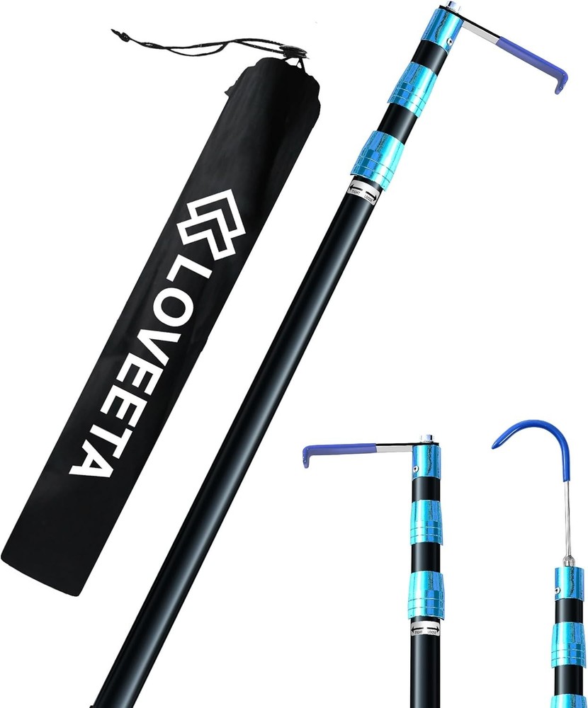 6.3 Ft Multi-Use Cargo Grabber - Portable Tool with Protective Covers for Trucks