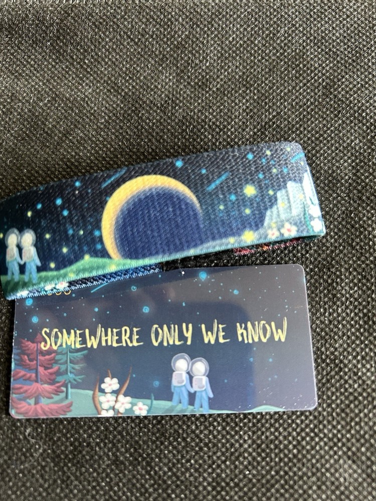 Somewhere Only We Know Zox Strap Reversible Wristband Moon