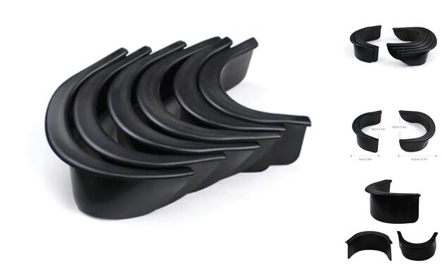 Scott Adward 6 Pack Billiard Hole Liners, Billiard Pool Rubber Table Hole