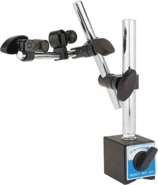 Magnetic Indicator Base with On/Off Switch, 7.25" Post, 5" & 6.5" Bars