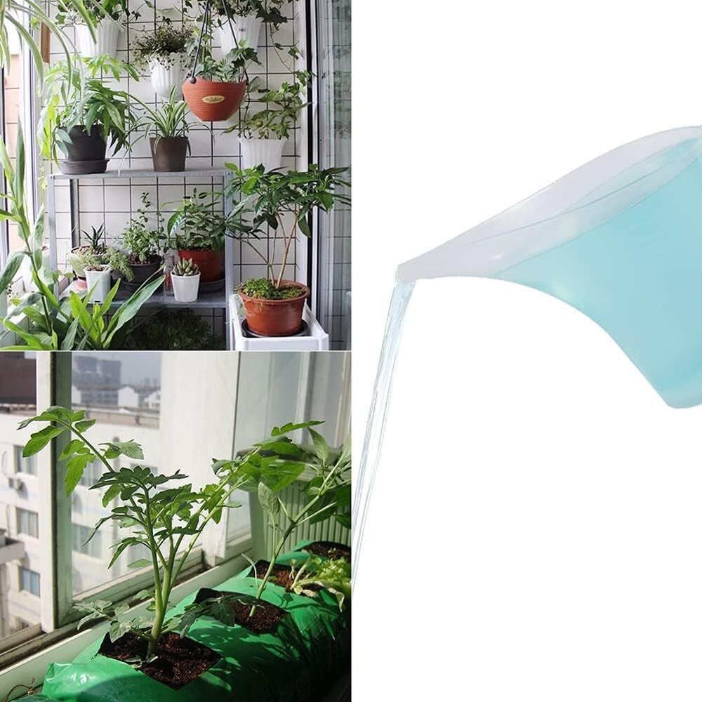 4 Pack Plastic Funnel Pitcher Measuring Cup with Long Spout 1000ml Capacity