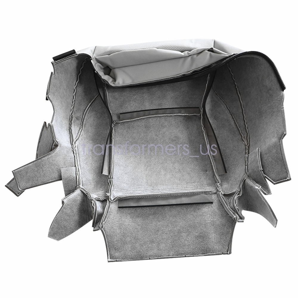 For 2007-2012 Lexus ES350 Passenger Bottom Perforated Leather Seat Cover Gray