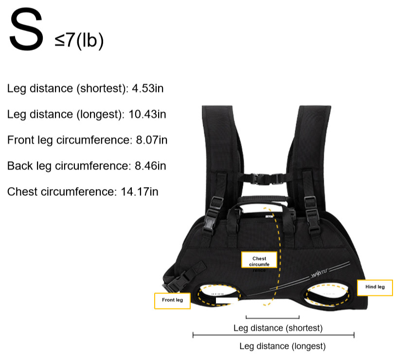 double-shoulder Pet harness, protective, comfortable, reliable, outdoor
