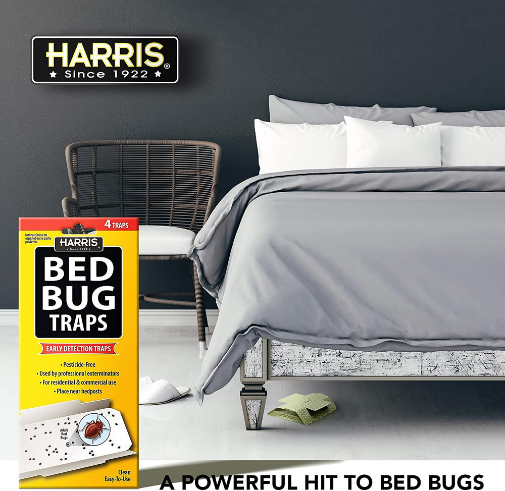 Bed Bug Early Detection Glue Traps (4/Pack)