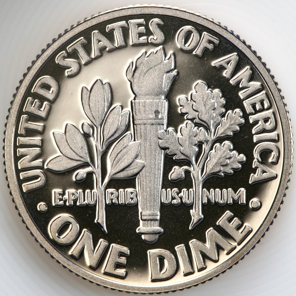 1992 S Gem DCam Proof Roosevelt Dime CN-Clad