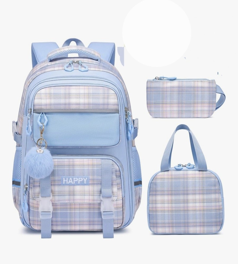 WYCY Girls Blue Backpack 3pc