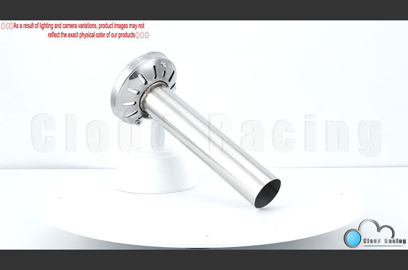 Universal Adjustable Stainless Silencer For 4" Muffler Insert Tip Quiet