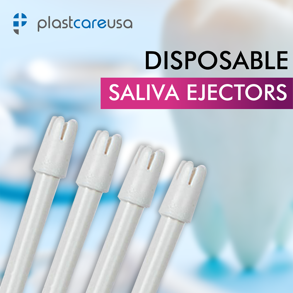 2000 White Dental Saliva Ejectors Ejector Disposable Suction Tips