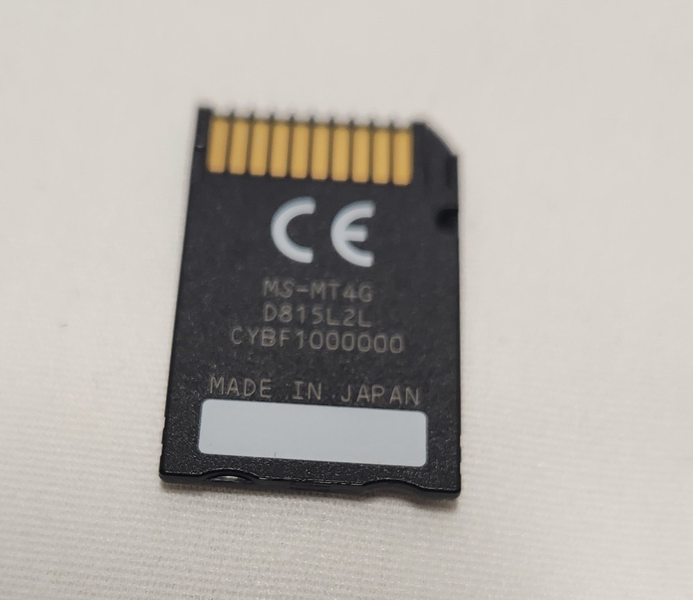 Sony 4GB Memory Stick Pro Duo Magic Gate Memory card