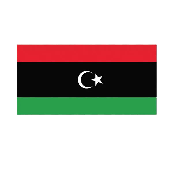 Libyan Flag Sticker Decal