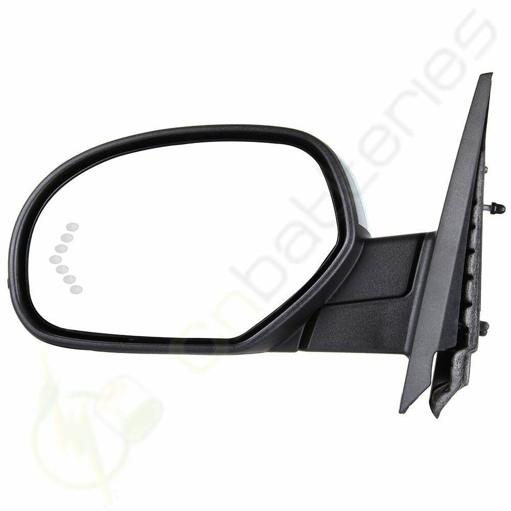 For 2007-13 Chevy GMC Power Fold Heated Puddle Signal Memory Driver Side Mirror