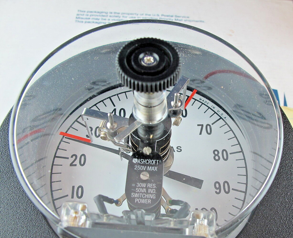 0-1000⁰ C Remote Reading Gas Actuated Dial Thermometer With 2 Set Points 413E