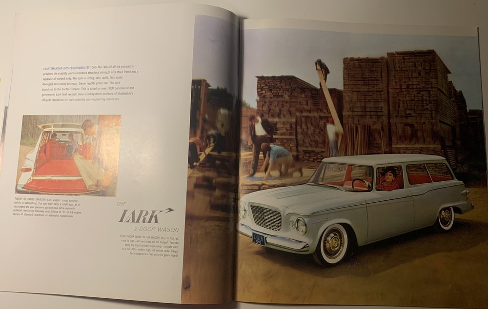 1961 STUDEBAKER LARK & HAWK 24-pg Brochure
