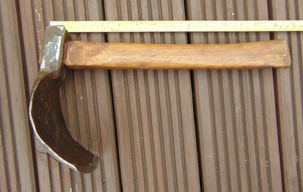 Antique Carpenter's Woodworking Tool Adze