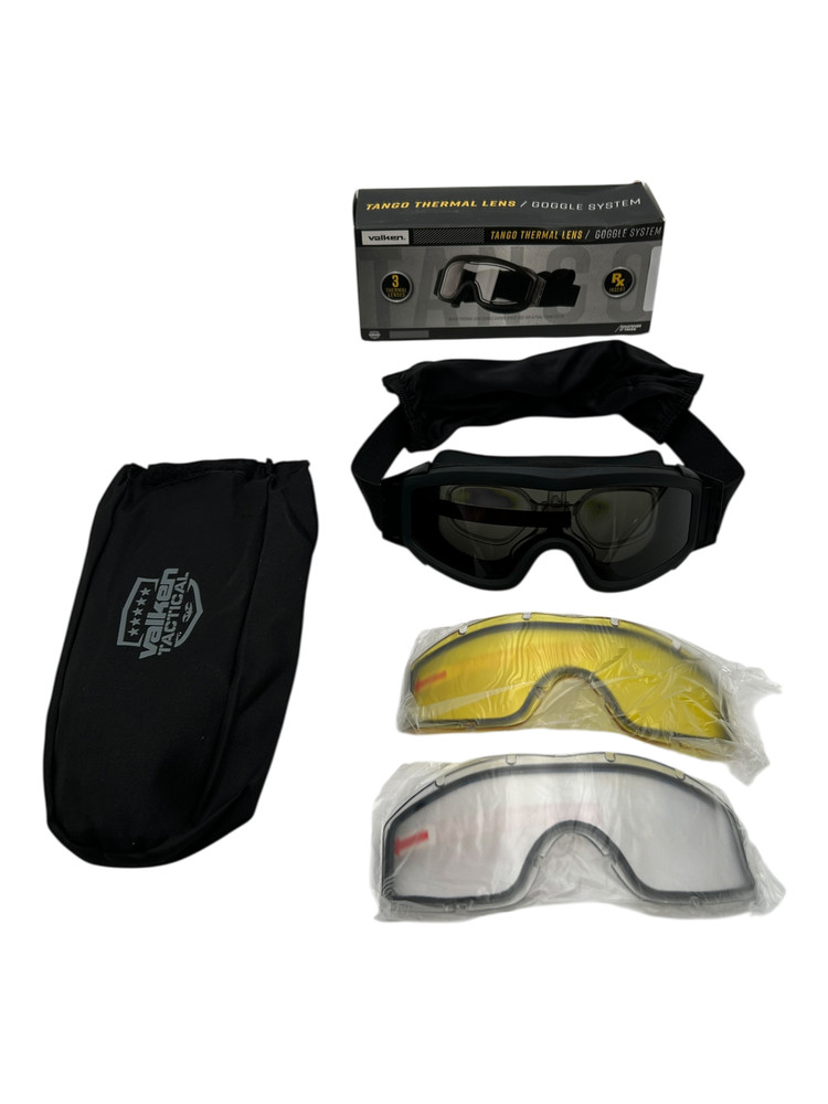 Valken Tango Thermal Lens Airsoft Goggles Black