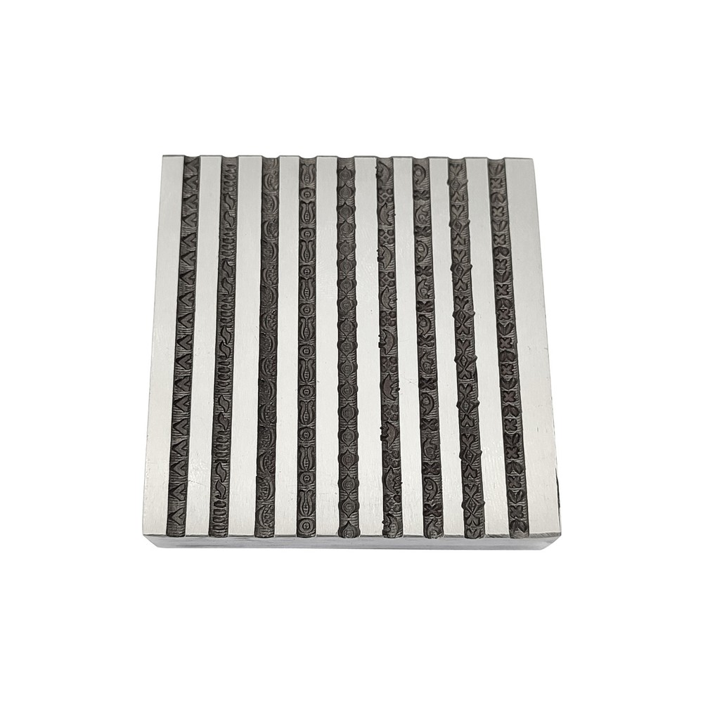 Design #1 Wire Impression Die 8 in 1 Pattern Wire Die | Wire Making
