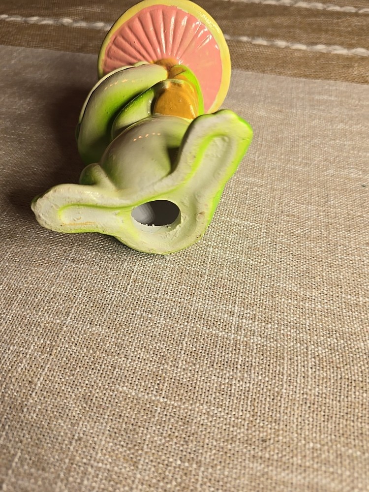 Vintage Frog Ceramic Tealight/votive Candle Holder