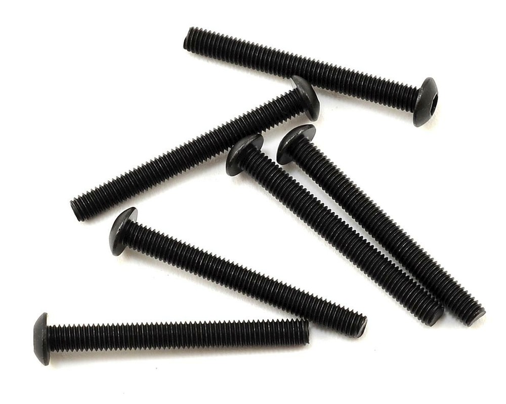 Traxxas 3x27mm Button Head Machine Hex Screws (6) [TRA2616]