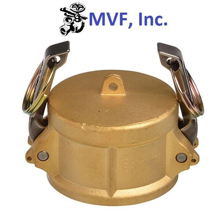 2" Type DC; Dust Cap Coupler Brass Hose Fitting Camlock DC200IBR
