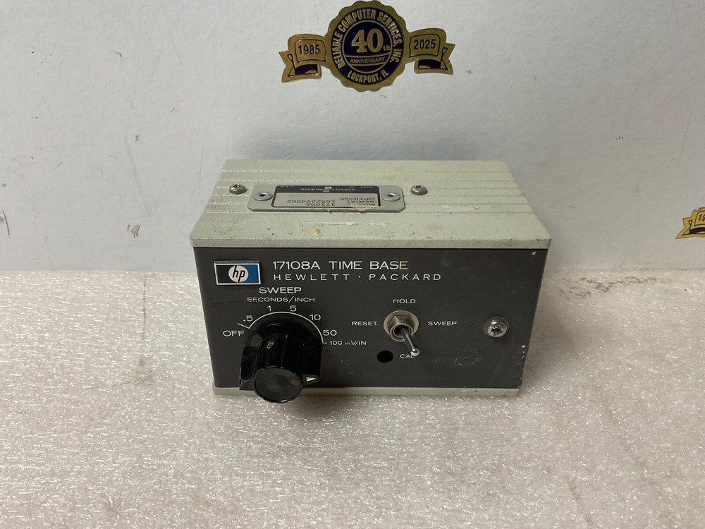 Agilent Hewlett Packard HP 17108A Time Base module no battery