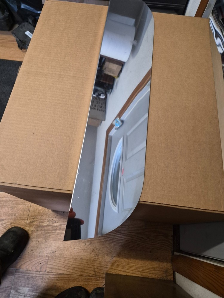 6" SS CHOP TOP WINDOW PANEL set FOR PETERBILT 389