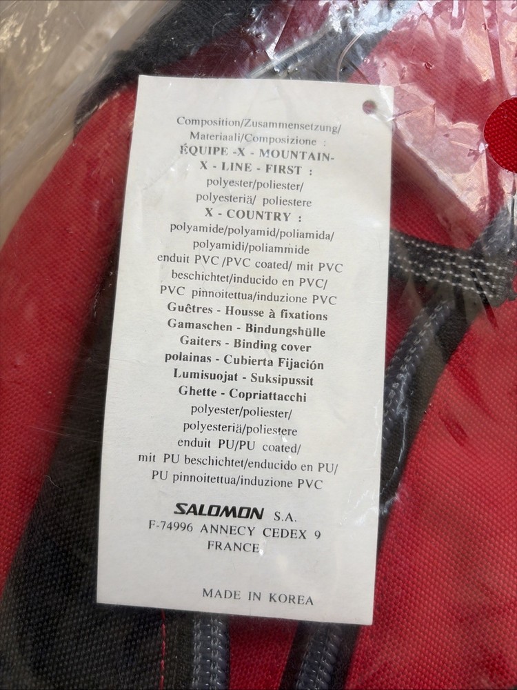 Salomon Prolink Equipe Series Boot Backpack NEW Red Black