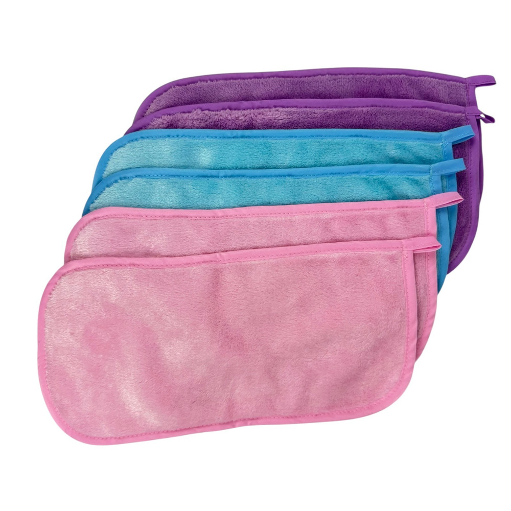 Make-up Remover Cloths 11-inch Soft Reusable Quick Dry 6-Pack