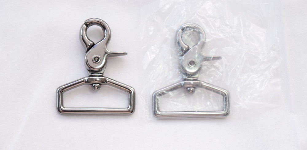 Gun Metal Finish - Swivel Trigger Snap, Solid Brass-LL