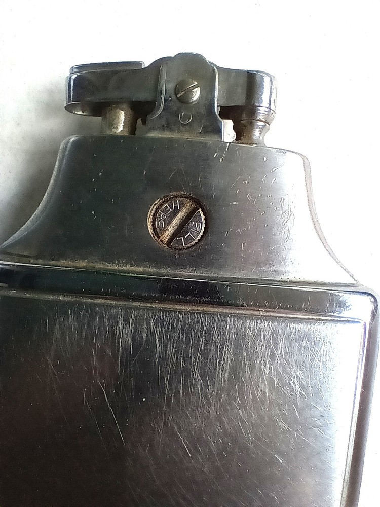 Vintage Ronson Mastercase Cigarette Lighter and Case Combination Silvertone