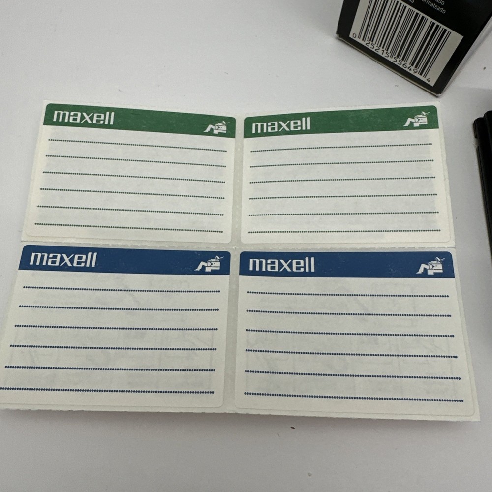 Maxell High Density Computer Floppy Disks 9 Pack MF 2HD Open Box